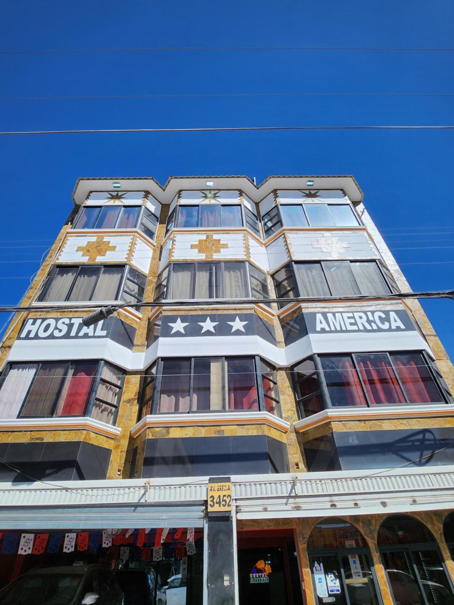 Hostal America Otel Calama Dış mekan fotoğraf