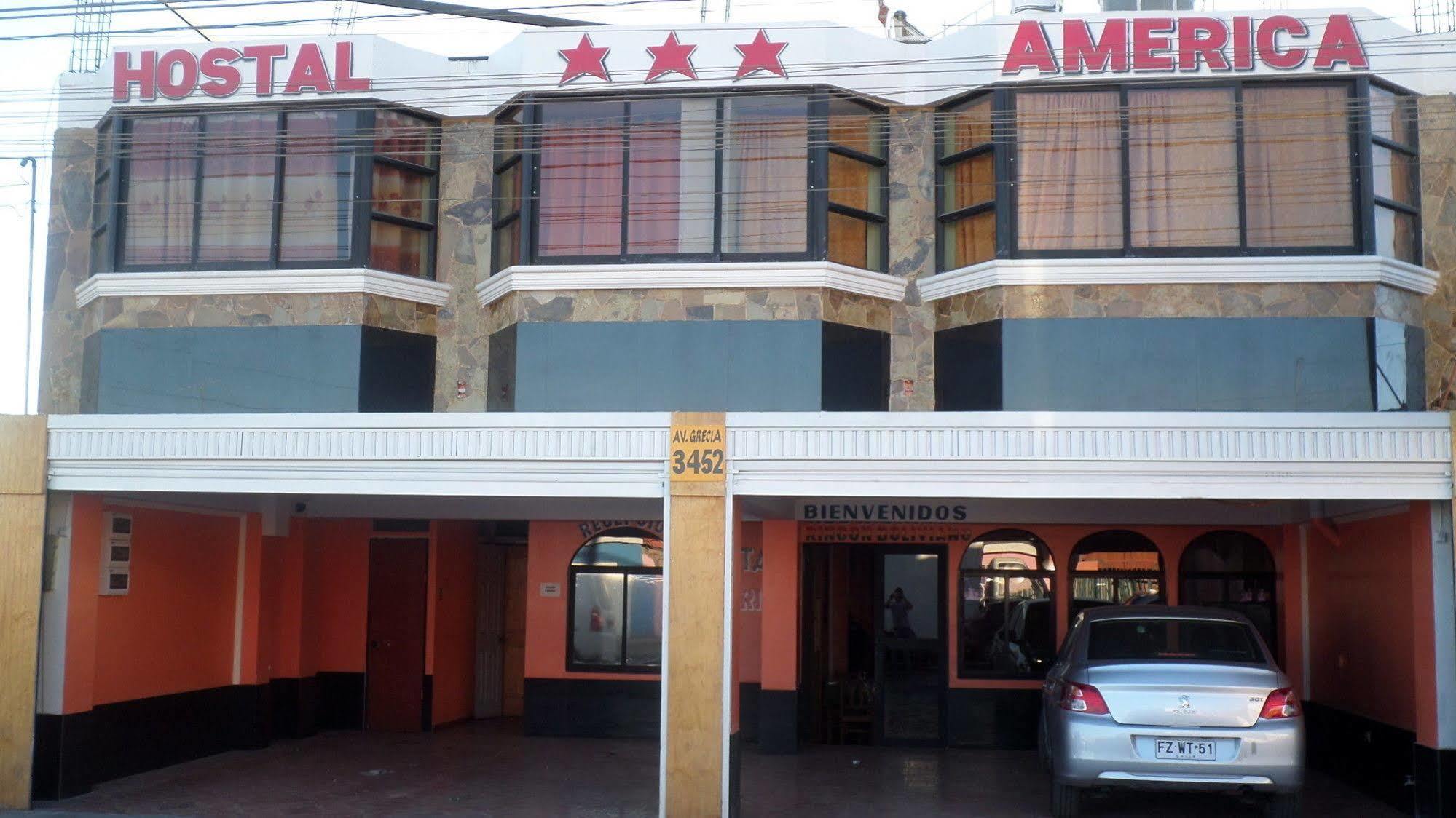 Hostal America Otel Calama Dış mekan fotoğraf